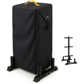 غطاء حامل الأثقال من CAP - مقاس 50.8 سم طولًا × 63.5 سم عرضًا × 60.6 سم ارتفاعًا - حامل وزن عالي التحمل لتغطية الأطباق، غطاء شجرة وزن مقاوم للغبار والتمزق من أجل حامل شجرة ممتص الصدمات الأولمبي من CAP Barbell/رف تعليق لتدريب القوة in Kuwait