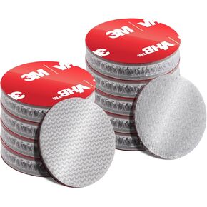 خطاف وحلقة لاصقة شديدة التحمل مع 3M GPH-110GF 1 "شرائط مستديرة 9 مجموعات من دوائر حلقة الخطاف اللزجة تثبيت قوي للتعليق والتأمين والتنظيم والتثبيت in Kuwait