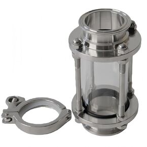 زجاج رؤية ثلاثي المشبك مع مشبك وحشية صحية SS304 (2 بوصة) in Kuwait