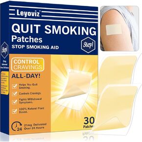 لصقات النيكوتين للإقلاع عن التدخين، الخطوة 1، 21 مجم من رقعة الإقلاع عن التدخين، 30 قطعة من ملصقات الإقلاع عن التدخين التي تعمل لمدة أسبوعين، توفر الرقعة نظام النيكوتين عبر الجلد لمدة 24 ساعة in Kuwait