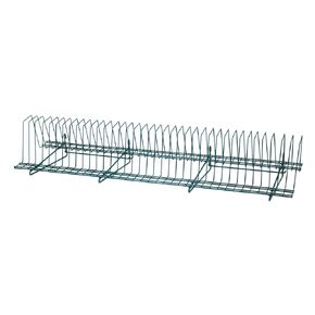 Quantum Storage Systems SG-TDR341410P Store Grid Tray Drying Rack, 14" D x 34-1/2" L x 11-1/4" H, Carbon Steel, Epoxy Coated, Green, NSF in Kuwait