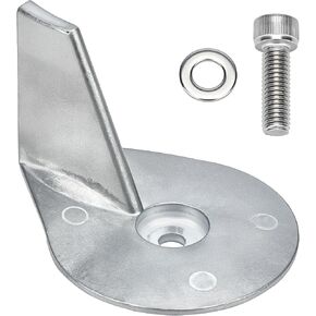 822157T2 Trim Tab Anode Compatible with 25HP 30HP 35HP 40HP 45HP 50HP F25 F30 F40 F45 F50 2 4 Stroke Zinc Alloy Engine Mercury 25-50HP Outboard Motor Parts Replace 822157C2 in Kuwait