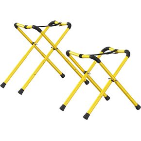 حامل كاياك من الألومنيوم قابل للطي من جانفيندكس، عبوتان | رف تخزين الزورق المحمول مع ارتفاع قابل للتعديل للاستخدام الداخلي، سعة تحميل شديدة التحمل 150 رطل، تصميم موفر للمساحة in Kuwait