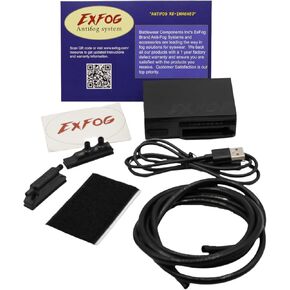 مجموعة ExFog XT Tuck and Go Budget المضادة للضباب (بدون محولات مغناطيسية) - وحدة خفيفة الوزن مضادة للضباب لنظارات Airsoft وكرة الطلاء ورياضات التزلج والبناء in Kuwait