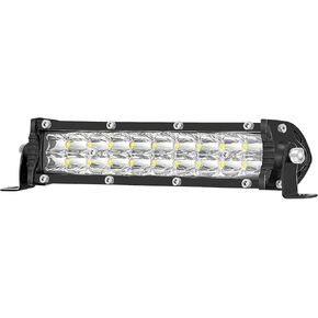 Bike Lights for Night Riding, LED Light Bar 7 Inch 60W 6000lm Headlight for Dirtbike Mountain EBike, Slim LED Work Light Pods for Truck Tractor ATV UTV RZR RC RV Lawn Mower Golf Cart MTB Biking in Kuwait