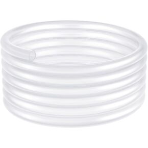 AUAUY 6mm ID X 8mm OD Clear PVC Vinyl Tubing, 5m/16ft Length Lightweight Flexible Tubing Hose, UV Chemical Resistant, Food Grade Plastic Pipe for Irrigation Water Oil Transfer Aquarium, Non-Toxic in Kuwait