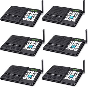 6 قطع من أجهزة الاتصال الداخلي اللاسلكية للمنزل - نظام اتصال داخلي من غرفة إلى غرفة للمنزل والأعمال والمكتب والفندق - نظام اتصالات منزلي طويل المدى in Kuwait