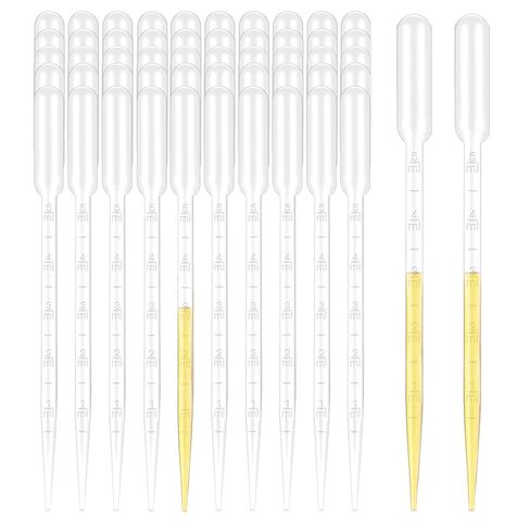 50 PCS 5ml Dropper Pipettes - Disposable Pipettes Dropper for Accurate Liquid Transfer, Perfect for Essential Oils, Resin, Crafts, Labs - Plastic Pipette, Droppers in Saudi Arabia