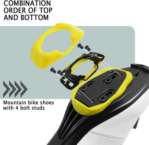 Cycling Shoes Cleats, Bike Cleats Self-Locking, Quick Release, Aerodynamic for Wahoo SpeedPlay Zero in Kuwait