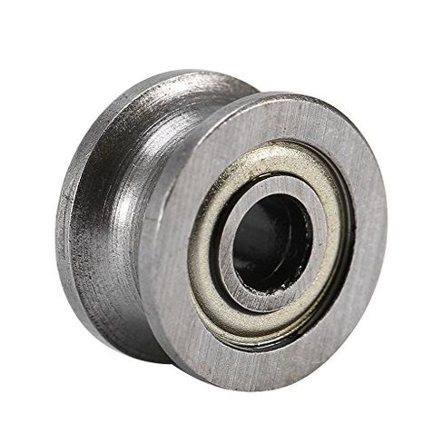 10pcs U624ZZ U Ball Bearing Carbon Steel Pulley for Rail Track Linear Motion in Saudi Arabia