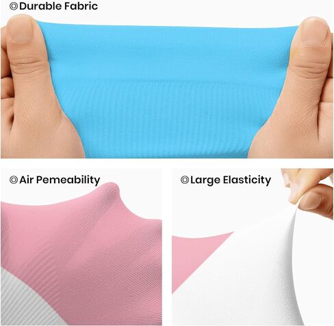 Unisex Transgender Flag Anti-UV Sleeves Gloves Outdoor Sun Protection Sports Protective Sleeves in Kuwait