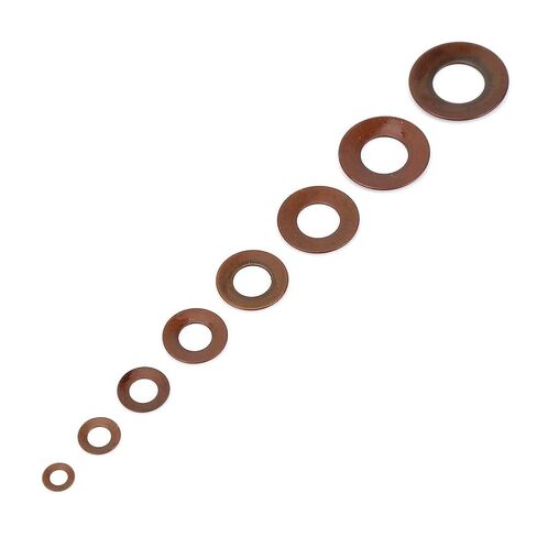 8 Types Steel Disc Spring Set, Heavy Machinery, Compacting Device for Clutches, Valves, Variable Stiffness, High Deformation Energy, Easy Repair in Saudi Arabia