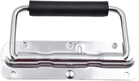 Handle Spring Handle Iron Nickled Plated/304 Stainless Steel Cabinet Handle Square Furniture Hardware Door Knobs Cupboard Wardrobe(4pcs-605-304 SUS) in Kuwait