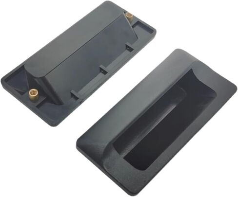 Handle Square Plastic Cabinet Handle Furniture Hardware Door Knobs Wardrobe Cupboard Drawer Pulls(10pcs-Black-Plastic) in Saudi Arabia