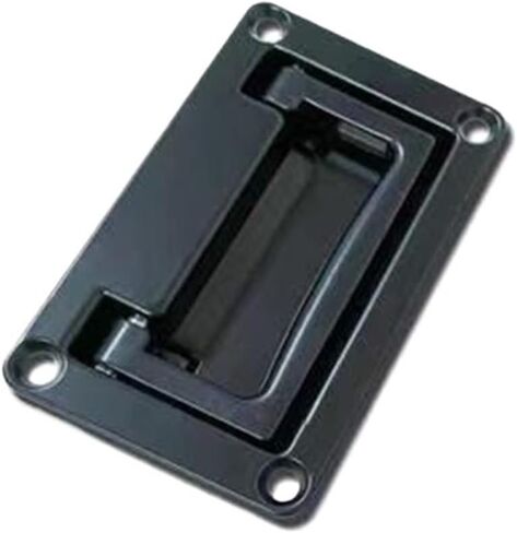 مقبض مقابض مخفية للخزانة، مقابض مربعة من سبائك الزنك، مقبض باب منزلق، صندوق أدوات الخزانة، مقبض باب خشبي LS523 (كروم كبير زنك) in Kuwait