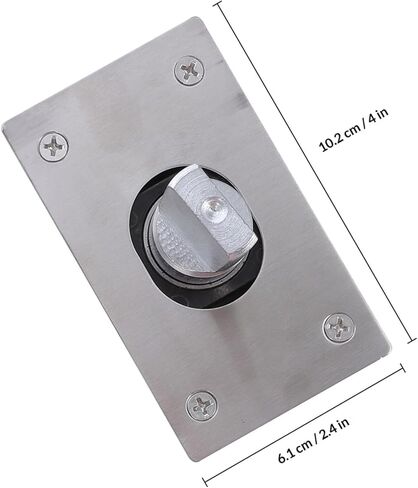 Alipis Stainless Steel Pivot Hinge 360° Rotation Revolving Door Hinge for Wood Doors Heavy Duty Industrial Hardware in Saudi Arabia