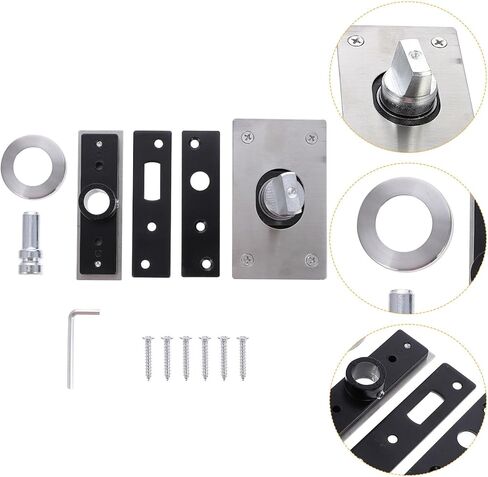 Alipis Stainless Steel Pivot Hinge 360° Rotation Revolving Door Hinge for Wood Doors Heavy Duty Industrial Hardware in Saudi Arabia