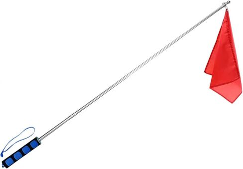 علم تدريب الخيل، معدات الفروسية، سارية العلم، خفيفة الوزن، ميزة تلسكوبية معدنية مناسبة للشركات الأرضية الخارجية in Kuwait