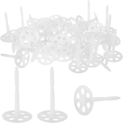 100 Pcs Insulation Anchors 2.4 X 4.1 in, Plastic Wall Fixing Pins, Expansion Fasteners, for Insulation Board Panel Fixing in Saudi Arabia