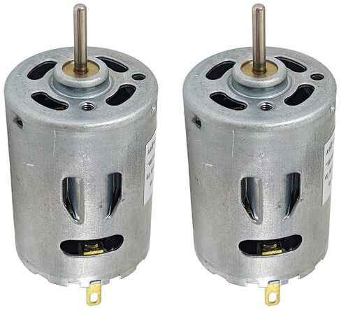 6 عبوات من محركات DC شديدة التحمل 9 فولت، 12500 دورة في الدقيقة كحد أقصى (قطر 1.08 بوصة × طول 1.48 بوصة) - EX ELECTRONIX EXPRESS in Kuwait