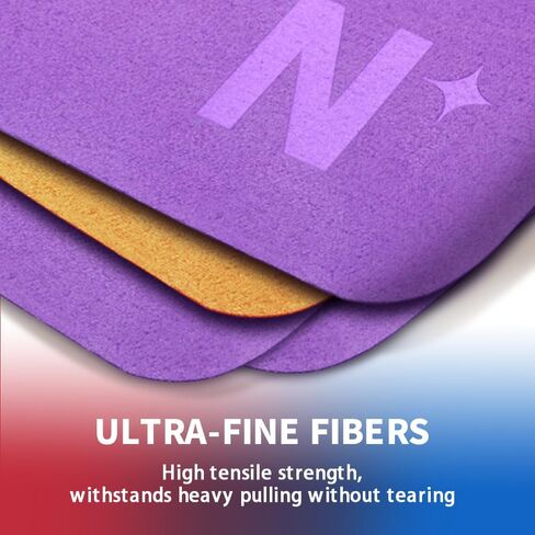 عبوة من 8 قطع قماش لتنظيف العدسات من الألياف الدقيقة، خالية من الوبر والخدوش، تنظف على الفور النظارات والشاشات وعدسات الكاميرا وسماعات الواقع الافتراضي/الواقع المعزز، قابلة لإعادة الاستخدام وقابلة للغسل (4 ألوان) in Kuwait