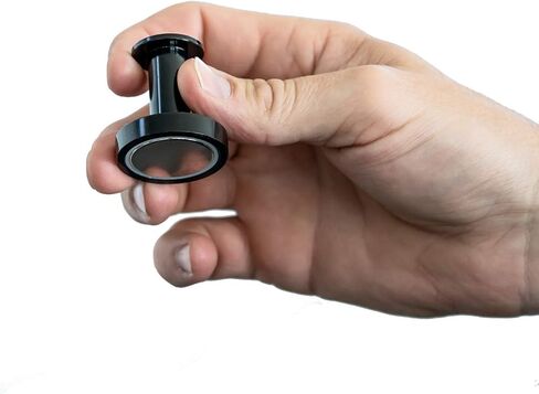 Mavoro Strong Magnetic Hooks for Hanging Coats and Bags. Set of 2 Black Magnet Hooks Heavy Duty Magnets, Neodymium 52 Rare Earth Magnets. Push Pin Style Magnet Hook for Refrigerator, Locker etc in Saudi Arabia