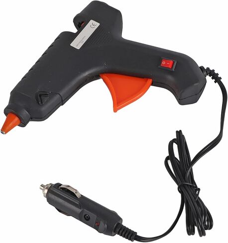 12V 40W Electric Hot Melt Glue, Fast Heating Ceramic PTC Thermistor with Ergonomic Design for DIY Crafts Wood Plastic Christmas Decor in Saudi Arabia