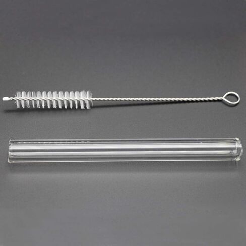 5 Pcs in a box Borosilicate Glass Tube 4.72 inch 12mm OD 2mm Thick Glass Tube with Cleaning Brush Inisde in Saudi Arabia