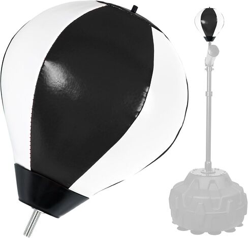 Boxing Speed Ball Universal 8mm Screw Replaceable Spare Sandbag for Dynamic and Enduring Training Sessions（Black White） in Saudi Arabia