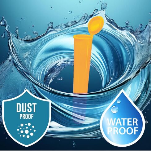 أنابيب برتقالية مقاس 116 مم - صنع في الولايات المتحدة الأمريكية - عبوة بلاستيكية محكمة الغلق (1000 قطعة) in Kuwait