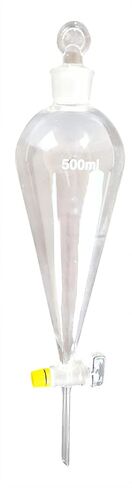 SFGS500-12 Separatory Funnel with Glass Stopcock, 500ml, Pack of 12 in Saudi Arabia