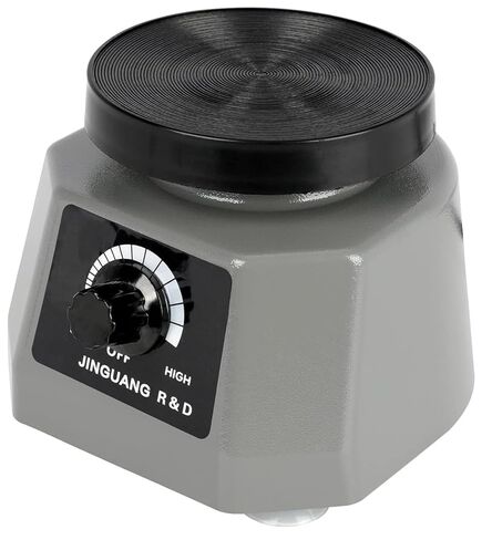 REEHUT Grey Lab 4" Round Shaker Oscillator Gypsum Variable-Intensity Plaster Oscillator Plate for Dental Mixing Plaster, Gypsum in Kuwait