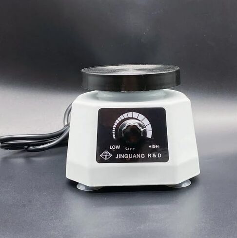 REEHUT Lab 4" Round Shaker Oscillator Gypsum Variable-Intensity Plaster Oscillator Plate White for Mixing Plaster, Gypsum, Pouring Models in Kuwait