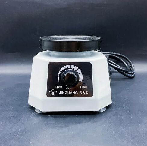 REEHUT Lab 4" Round Shaker Oscillator Gypsum Variable-Intensity Plaster Oscillator Plate White for Mixing Plaster, Gypsum, Pouring Models in Kuwait