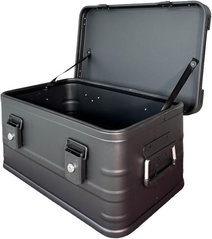 Heavy-Duty Universal Lightweight Aluminum box for logistics, storage, transportation, camping, outdoor activities, military purposes, construction, expeditions (Green, 147Liters) in Saudi Arabia