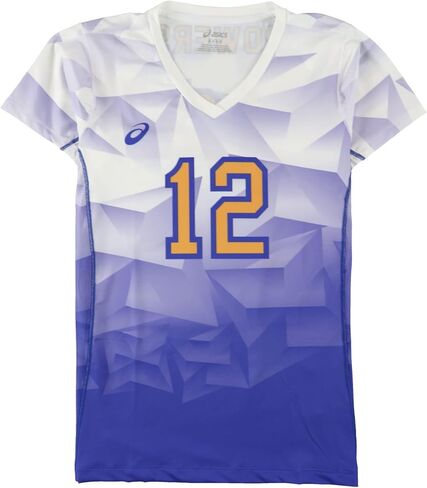 ASICS Womens UCLA Volleyball Jersey, Blue, Medium in Saudi Arabia