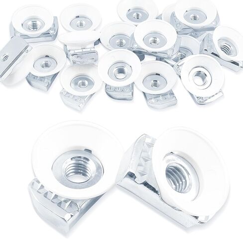 12 قطعة 3/8"-16 صواميل مخروطية لقناة تبختر، صواميل دوارة خالية من الأدوات مع طلاء الزنك، صواميل أجهزة Unistrut للاستخدام مع قنوات تبختر in Kuwait