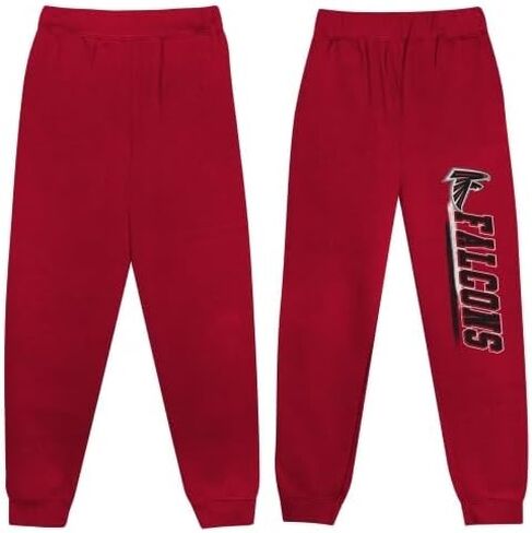 Outerstuff NFL Boys Youth 4-18 Fleece Pants, Comfortable Warm Athletic Sweatpants, Officially Licensed Team Apparel in Kuwait