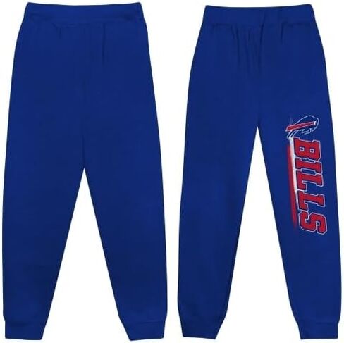 Outerstuff NFL Boys Youth 4-18 Fleece Pants, Comfortable Warm Athletic Sweatpants, Officially Licensed Team Apparel in Kuwait
