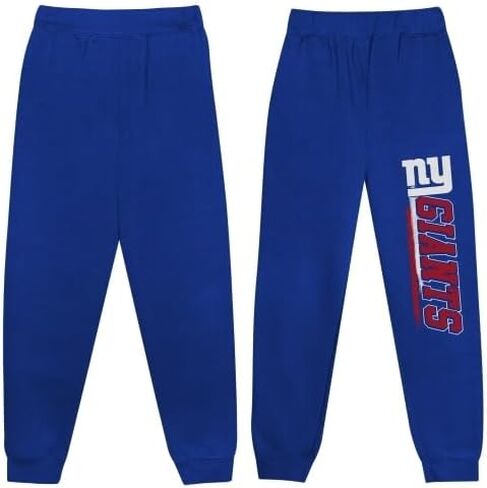 Outerstuff NFL Boys Youth 4-18 Fleece Pants, Comfortable Warm Athletic Sweatpants, Officially Licensed Team Apparel in Kuwait