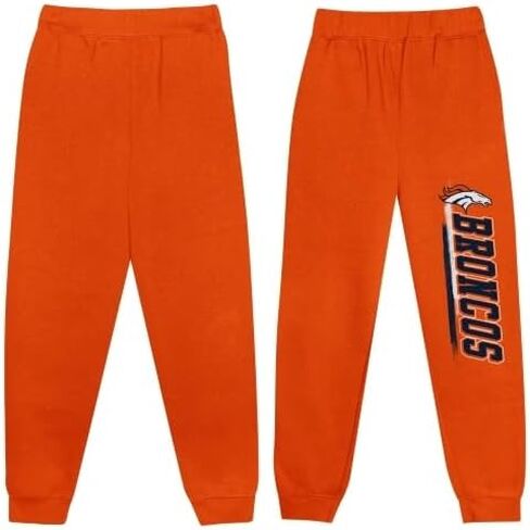 Outerstuff NFL Boys Youth 4-18 Fleece Pants, Comfortable Warm Athletic Sweatpants, Officially Licensed Team Apparel in Kuwait
