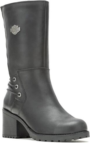 Harley-Davidson Women's Aldona Black أو Tan 9.75-in Fashion Boots D87268 ، D87269 in Kuwait