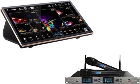 正品音王2026 New Type DSKINM 4T 90K 19" MIC Karaoke Player Intelligent Voice Keying Machine Online Movie Dual System Coexistence Real-time Score in Saudi Arabia