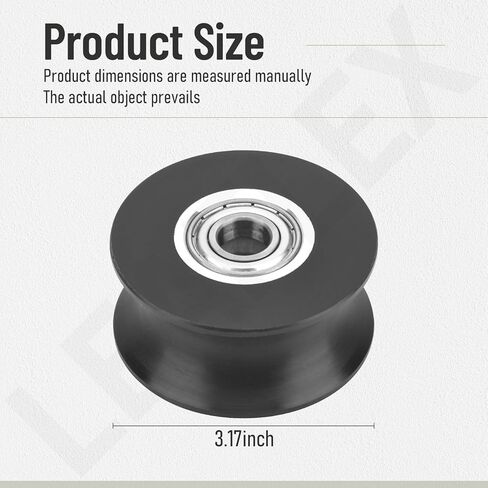 قطعتان من العجلات الدوارة البيضاوية 340773 البديلة للملحمة، Pro-Form، Health-Rider، Tread-Life، Nordic-Track Elliptical، يمكنها تقليل الضوضاء غير الطبيعية وتعزيز الاستقرار in Kuwait