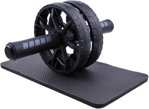 Ab Roller Wheel 2 Types Ab Roller No Noise Ab Wheel, Easy to Assemble, Abs Workout Equipment for Abdominal & Core Strength Training, Home Gym Exercise Wheels for Men & Women in Saudi Arabia