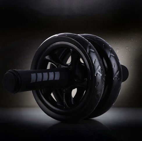 Ab Roller Wheel 2 Types Ab Roller No Noise Ab Wheel, Easy to Assemble, Abs Workout Equipment for Abdominal & Core Strength Training, Home Gym Exercise Wheels for Men & Women in Saudi Arabia