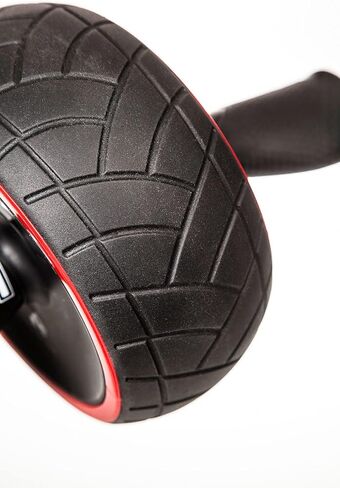 نظام تمارين البطن الكامل من آيرون جيم IRG013 Speed ​​Abs، عجلة دوارة للبطن، 9.4 × 3.6 × 7.9، أسود/أحمر in Kuwait