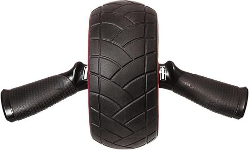 نظام تمارين البطن الكامل من آيرون جيم IRG013 Speed ​​Abs، عجلة دوارة للبطن، 9.4 × 3.6 × 7.9، أسود/أحمر in Kuwait