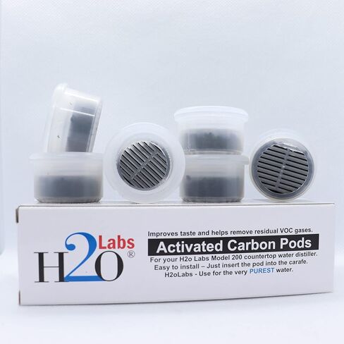 كبسولات الكربون المنشط لمختبرات H2O موديل 200 لتقطير المياه in Kuwait