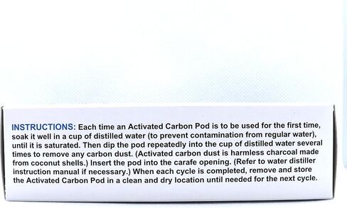 كبسولات الكربون المنشط لمختبرات H2O موديل 200 لتقطير المياه in Kuwait